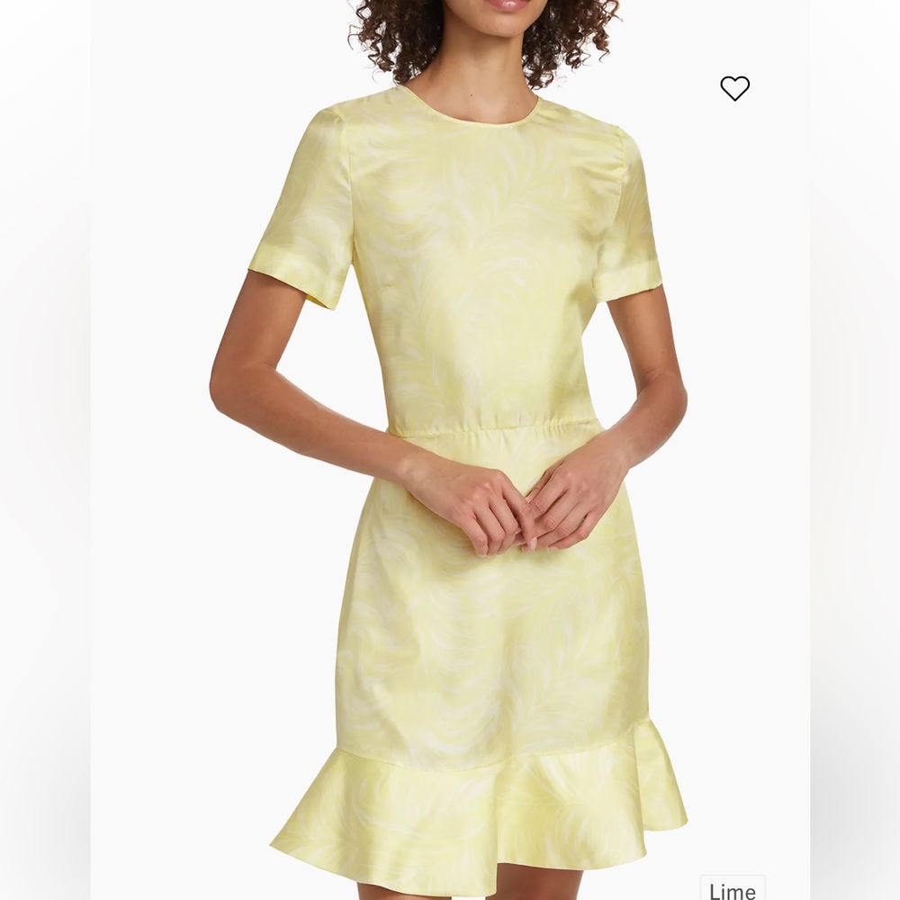 Stella McCartney - Dress - Feather Silk Flounce Minidress NWT